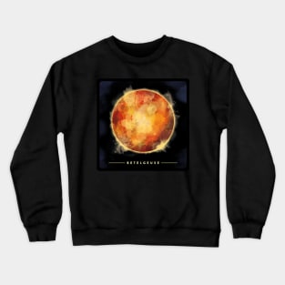 Betelgeuse star watercolor Crewneck Sweatshirt